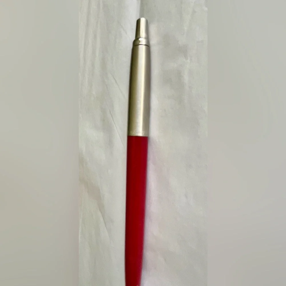 1988 USA Made Parker Mechanical Pencil Vintage 11E Stainless Steel Red Burgundy